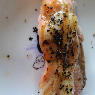 お弁当に…鮭のマヨペッパー焼き